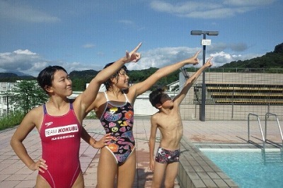 競泳水着　中学 174 レア ARENA ハイレグ 京都女子中学高校 水泳部 競泳水着 の ...